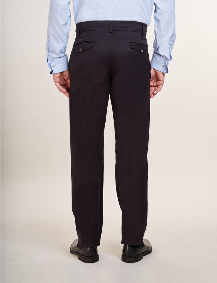 Hiltl Dayne Chino Khaki Pants | Regular Fit Sport Waistband Pants –  Planters Exchange